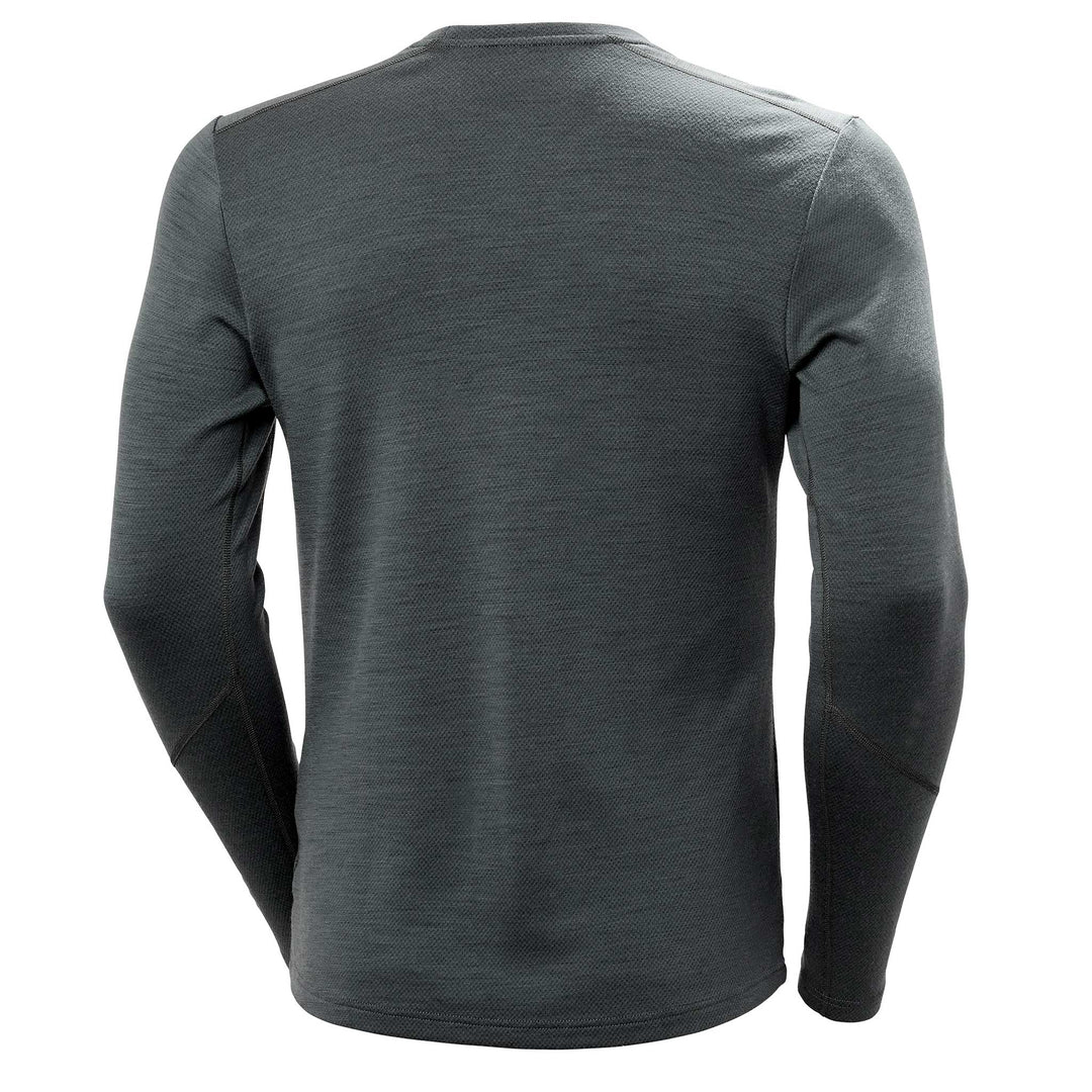 Helly Hansen Lifa Merino Midweight Crew Top Men's in Concrete
