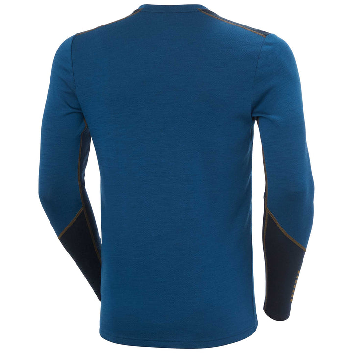 Helly Hansen Lifa Merino Midweight Crew Top Men's in Dark Blue