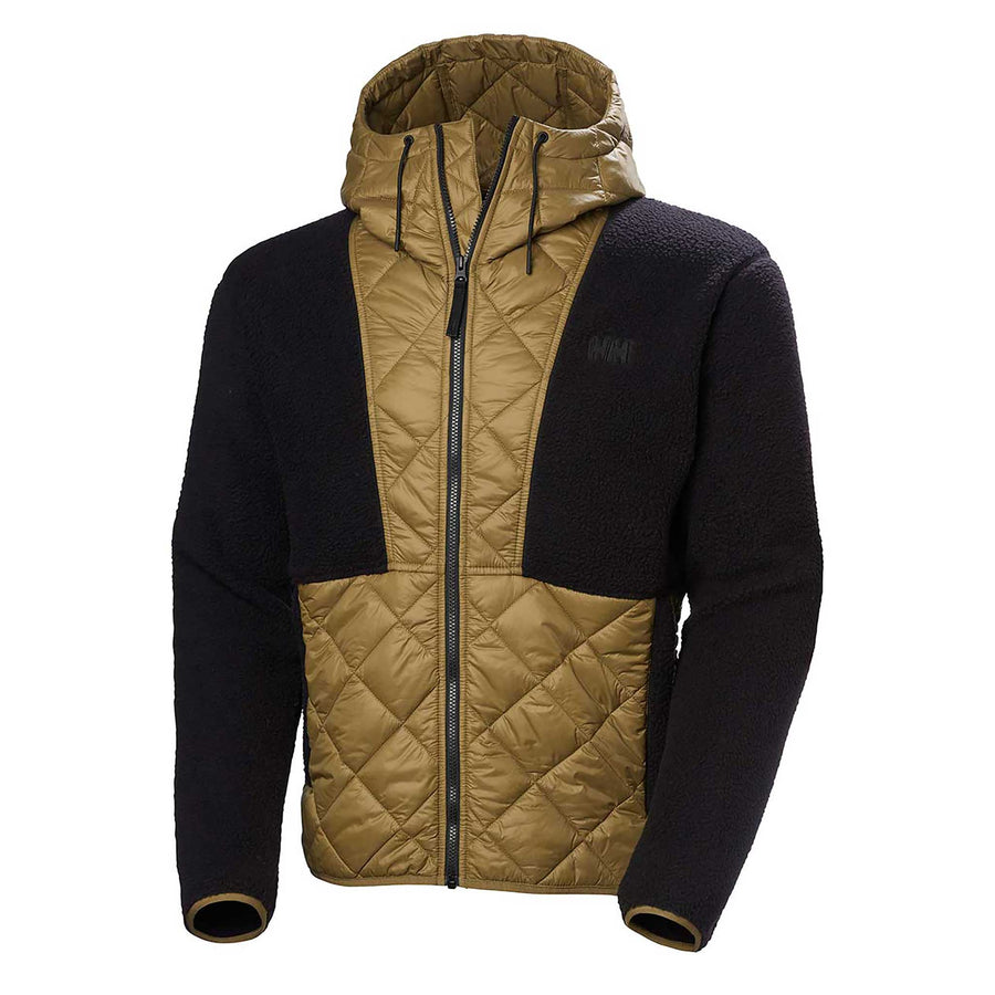 Helly Hansen Stowe Hooded Hybrid Jacket Men's in Sepia