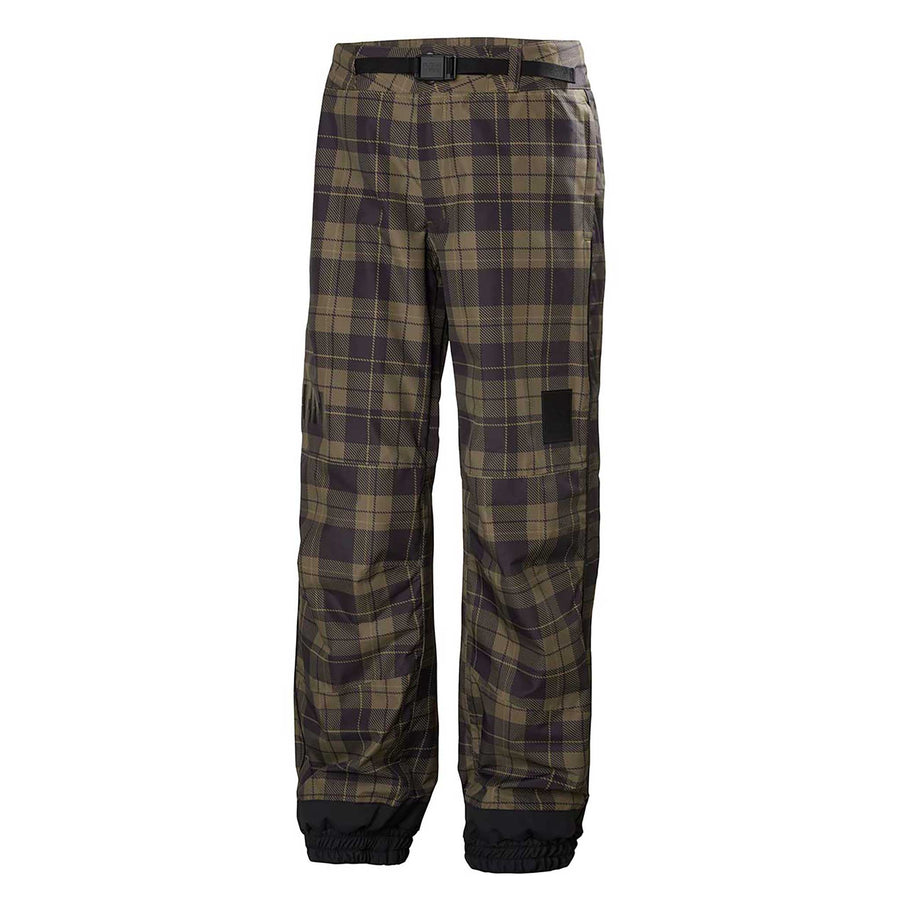 Helly Hansen Ullr D Pant 2.0 in Sepia Check AOP
