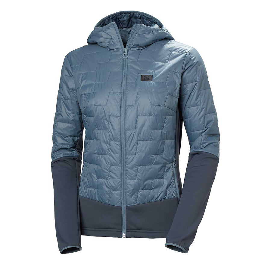 Helly Hansen Lifaloft Hybrid Insulator Jacket Women's in Washed Navy and Alpine Frost