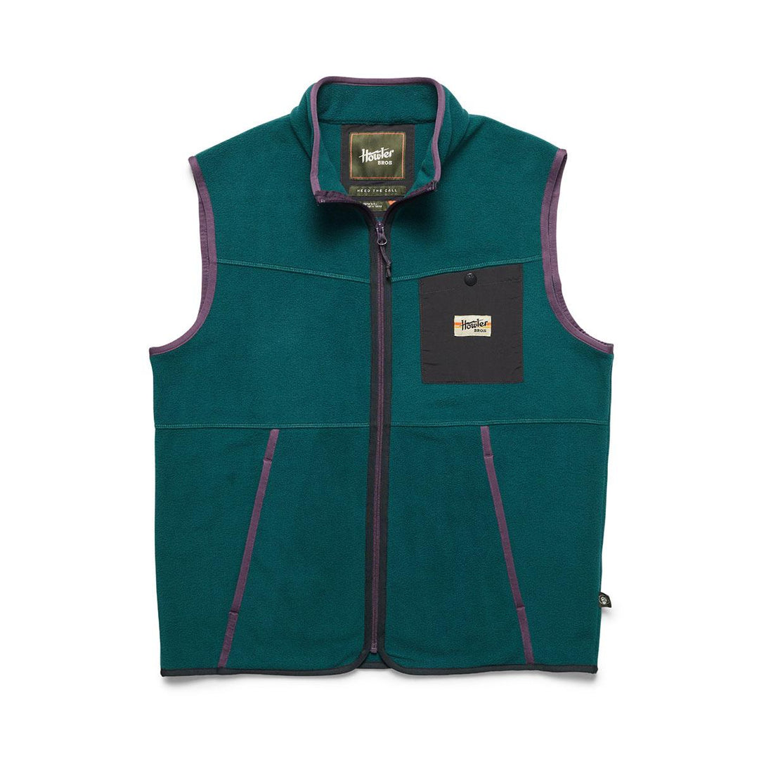 Howler Bros Free Range Fleece Vest Mens in Ultramarine