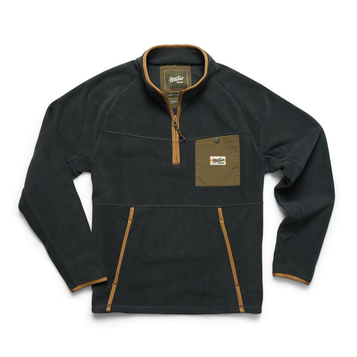 Howler Brothers Free Range Fleece Pullover Mens in Antique Black