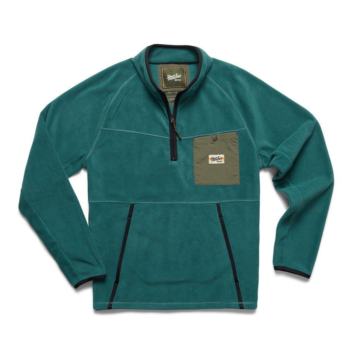 Howler Brothers Free Range Fleece Pullover Mens in Sea Blue