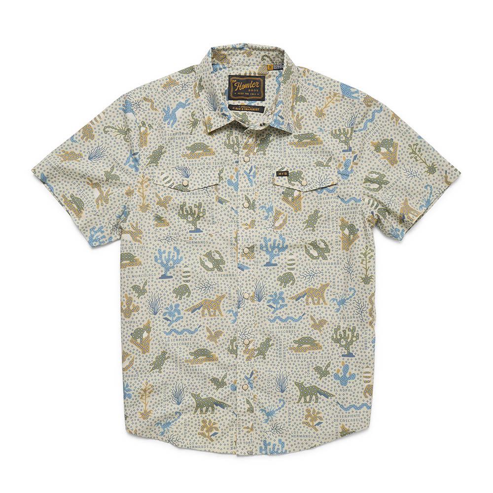Howler Brothers H Bar B Snapshirt Mens in Ecosistema Sand