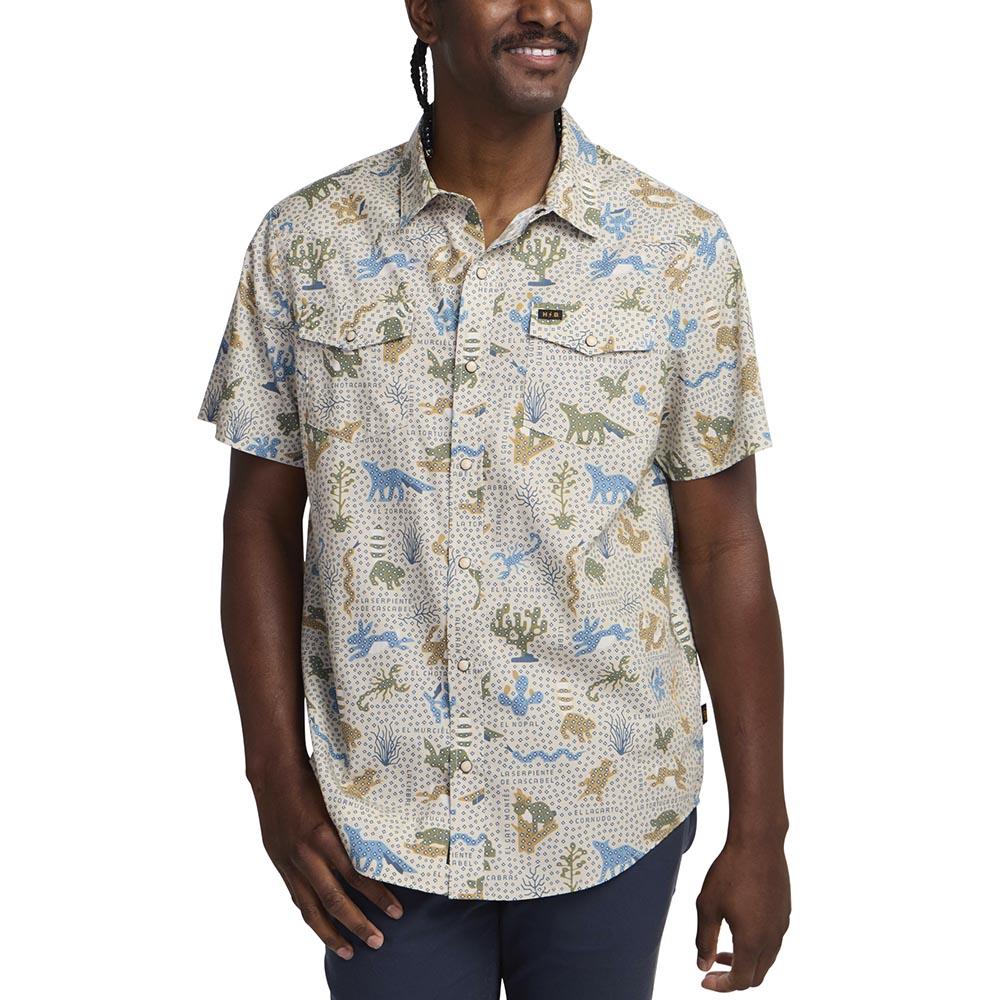 Howler Brothers H Bar B Snapshirt Mens in Ecosistema Sand