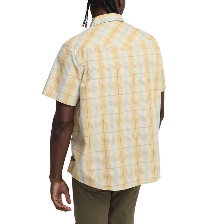 Howler Brothers H Bar B Snapshirt Mens in Prairie Plaid Gold