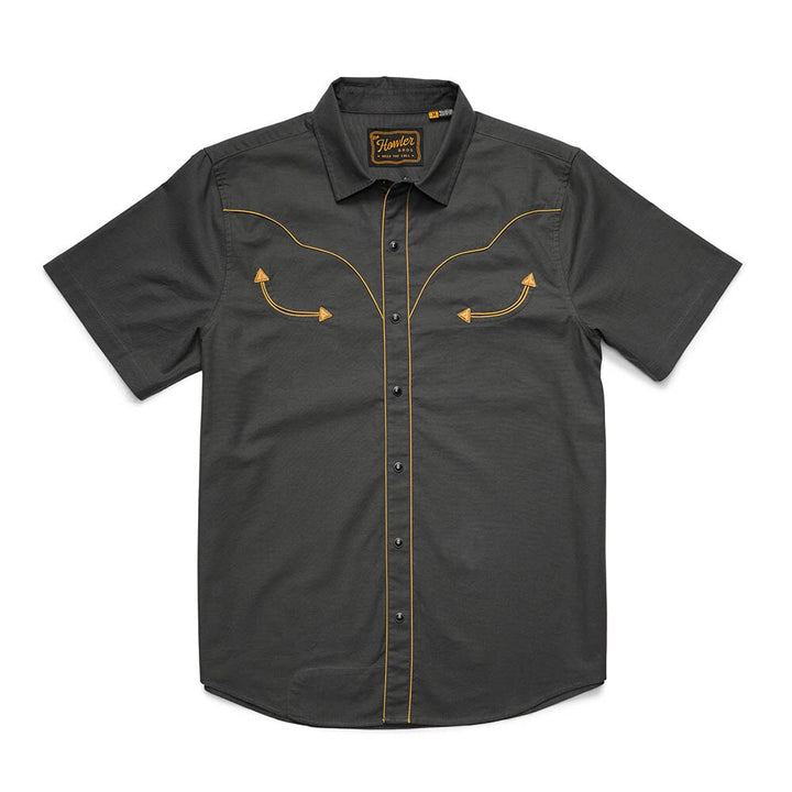 Howler Brothers Broncbuster Snapshirt Mens in Antique Black