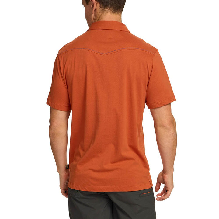 Howler Ranchero Polo Shirt Mens in Oxidized Clay