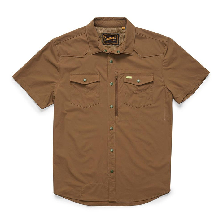 Howler Brothers Emerger Tech Shirt in Teak