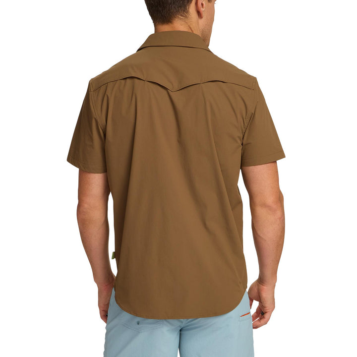 Howler Brothers Emerger Tech Shirt in Teak