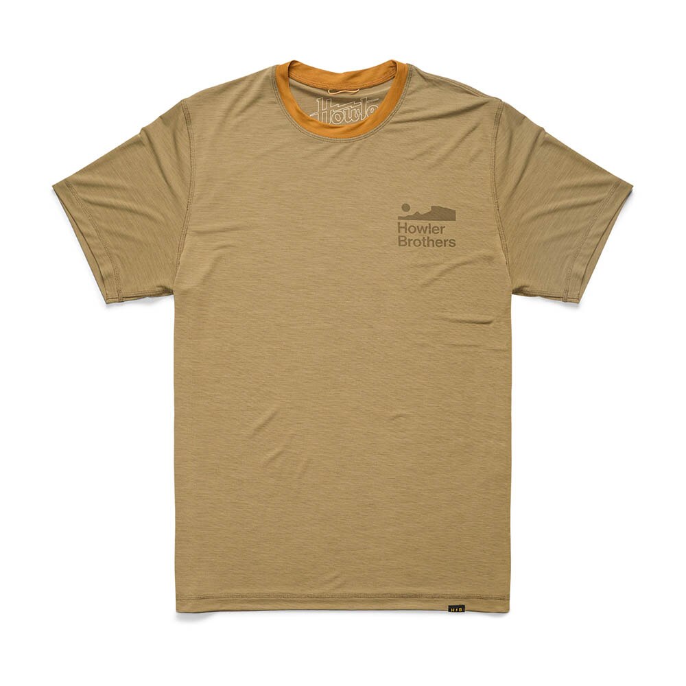Howler Brothers HB Tech Tee Mens in Aloe