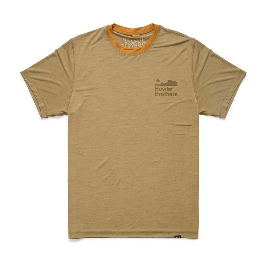 Howler Brothers HB Tech Tee Mens in Aloe