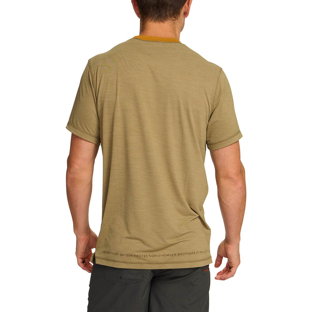 Howler Brothers HB Tech Tee Mens in Aloe