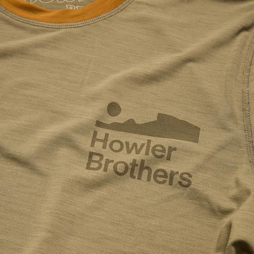 Howler Brothers HB Tech Tee Mens in Aloe