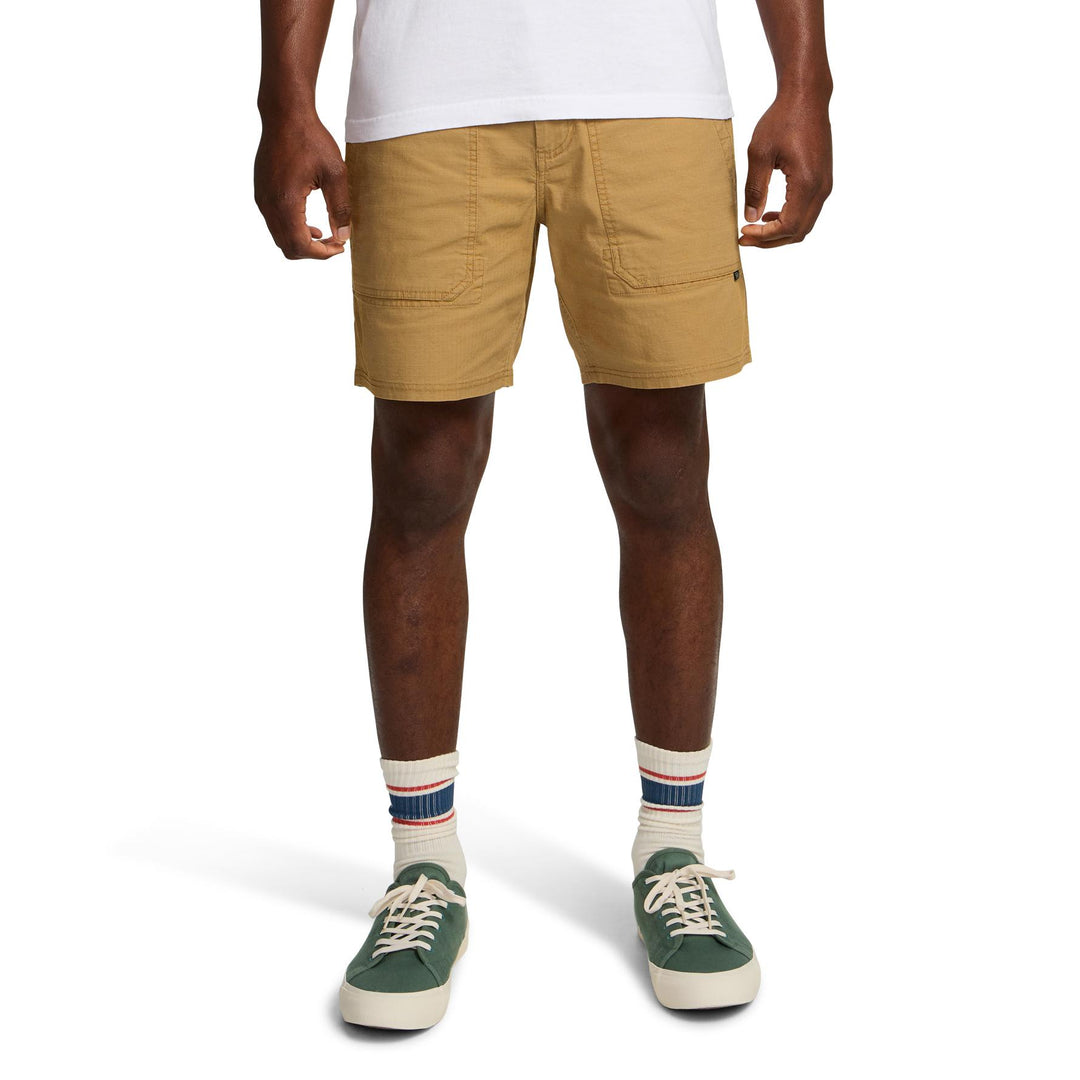 Howler Brothers Quonset Camp Short Mens in British Khaki