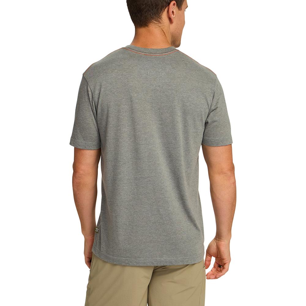 Howler Brothers Trout Bolt TShirt Mens in Athletic Grey Heather
