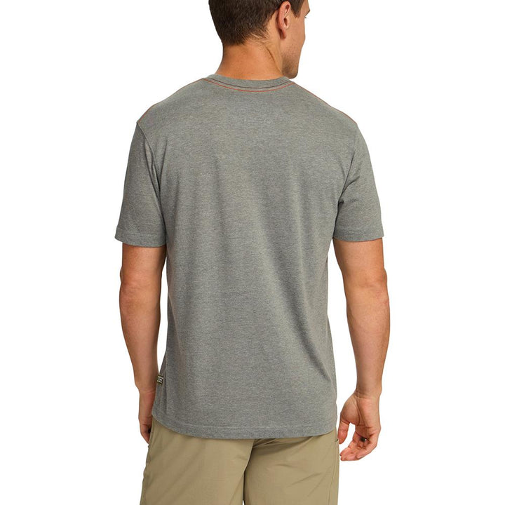 Howler Brothers Trout Bolt TShirt Mens in Athletic Grey Heather