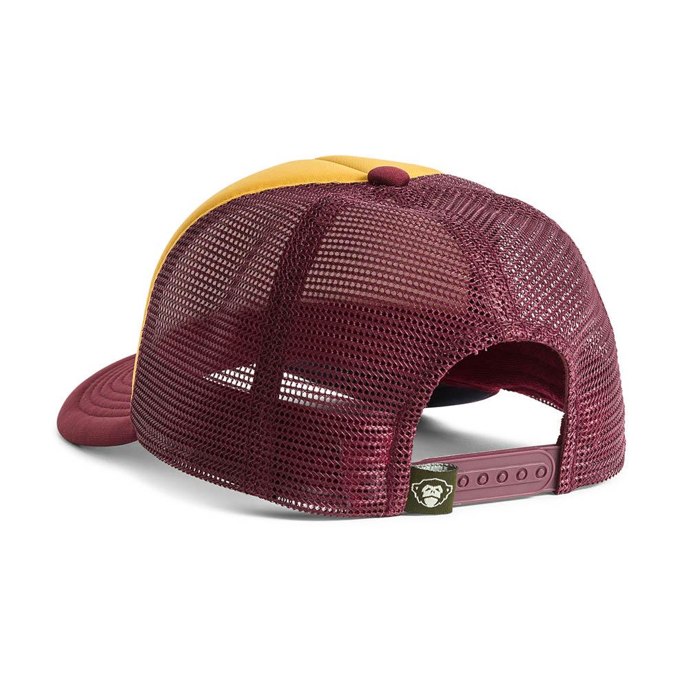 Howler Brothers Have a Howler Day Foam Dome Hat in Gold and Maroon