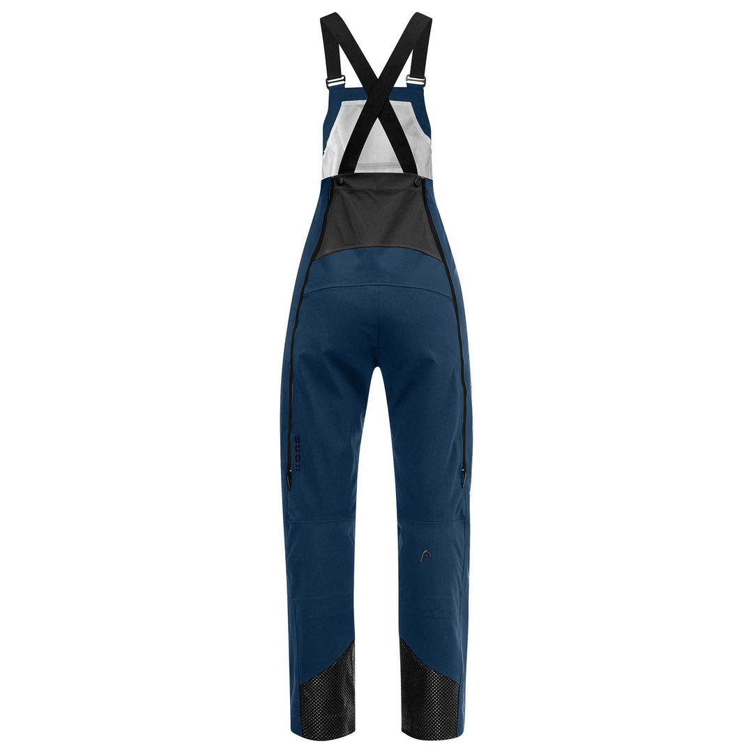 Women’s Head Kore Bib Pant in velvet blue, designed for cold-weather freeride skiing with a technical fit and full coverage.