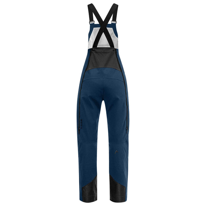 Women’s Head Kore Bib Pant in velvet blue, designed for cold-weather freeride skiing with a technical fit and full coverage.