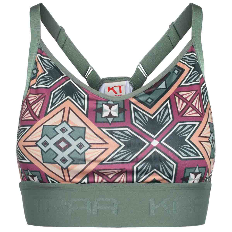 Kari Traa Froya Printed Sports Bra Women's in Murk