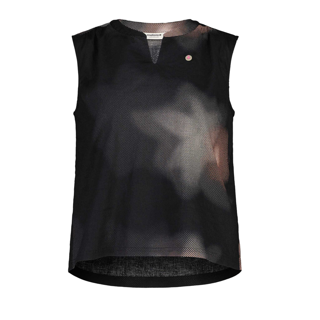 Maloja HalaliM. Shirt Women's in Deep Black Bloom