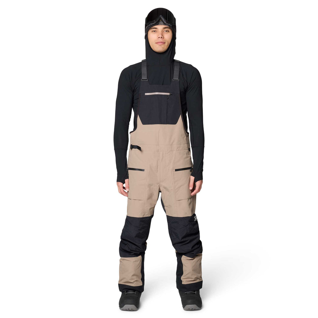 Mountain Hardwear First Tracks Bib - Men's in Dunes Black