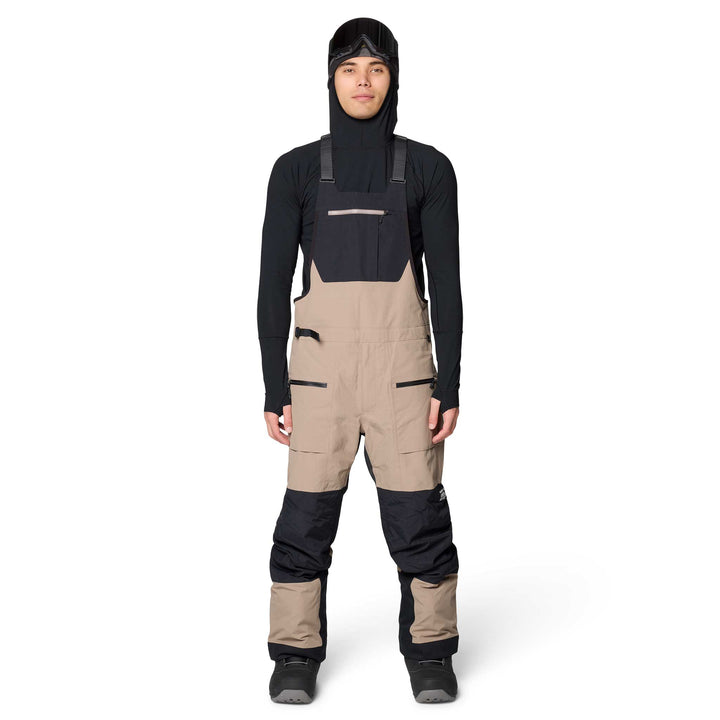 Mountain Hardwear First Tracks Bib - Men's in Dunes Black
