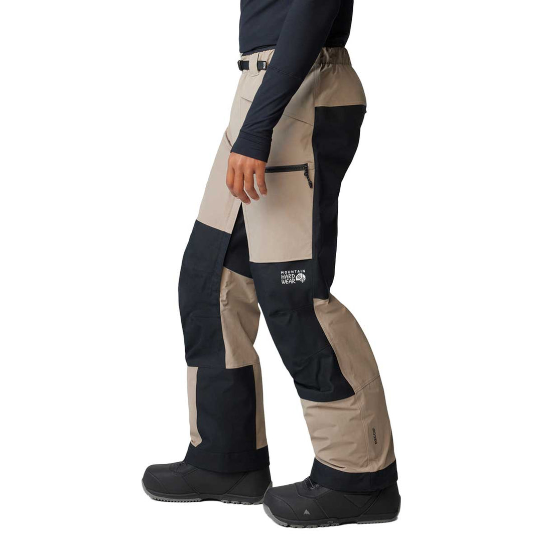 Mountain Hardwear First Tracks Pant Men's in Stone Grey and Black