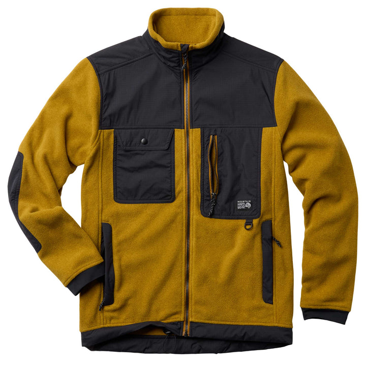 Mountain Hardwear First Tracks Full Zip Fleece Jacket - Men's in Olive Gold Heather