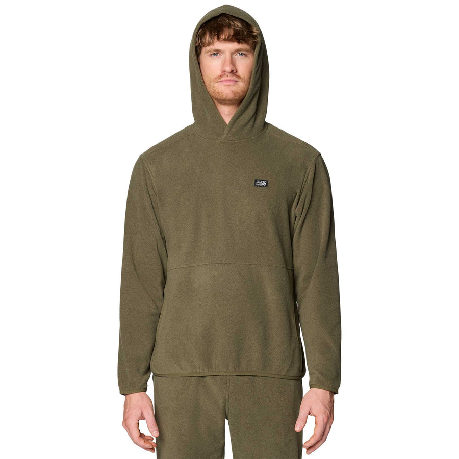 Mountain Hardwear Microchill Hoody - Men's in Combat Green Heather