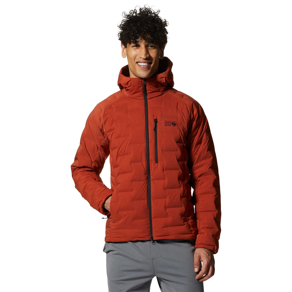 Mountain Hardwear Stretchdown Hoody - Men's in Dark Copper