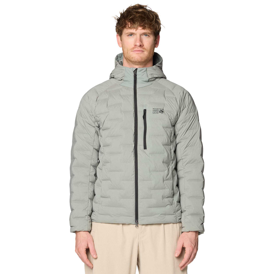 Mountain Hardwear Stretchdown Hoody - Men's in Wet Stone