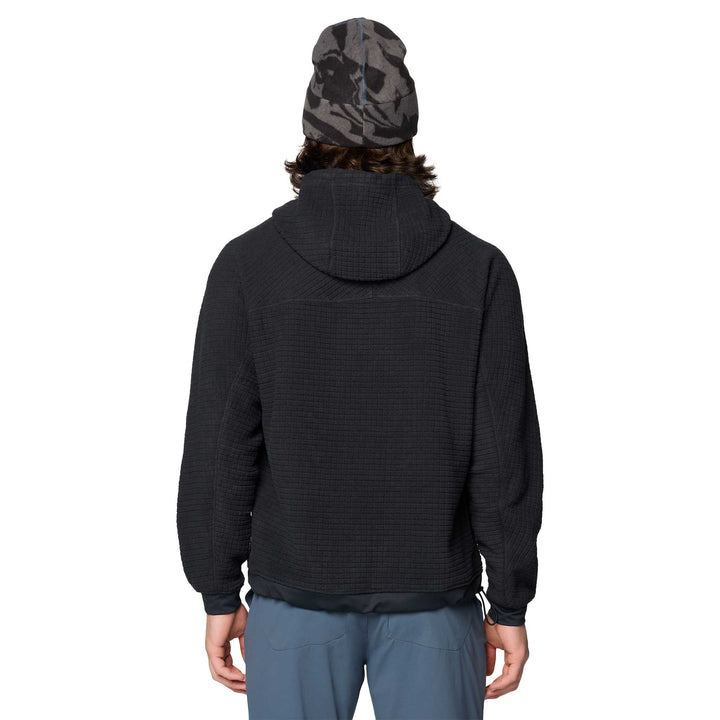 Mountain Hardwear Men's Summit Grid Big Hoody in Black.