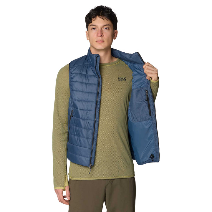Mountain Hardwear Men's Free Element Vest in Astral Blue 