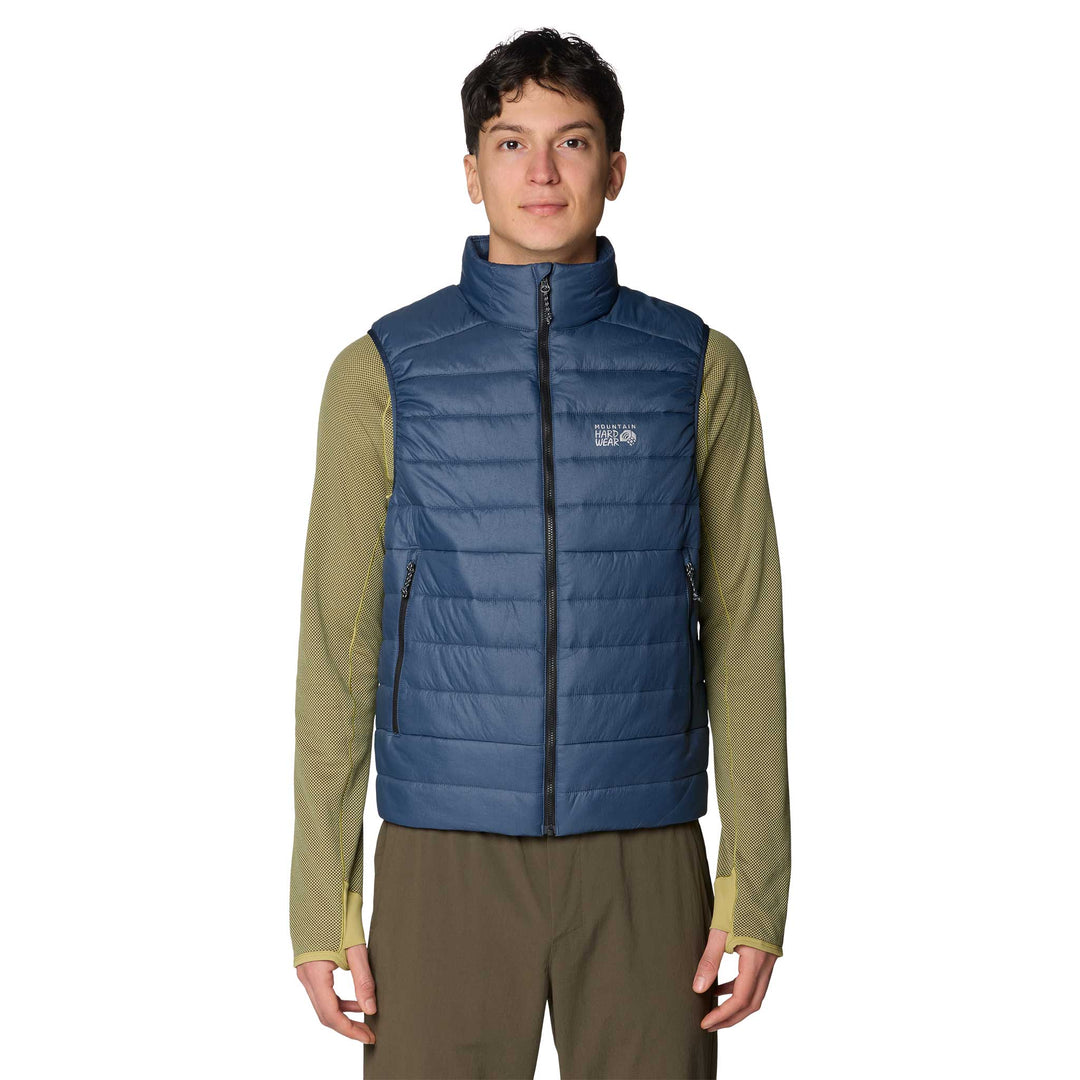 Mountain Hardwear Men's Free Element Vest in Astral Blue 
