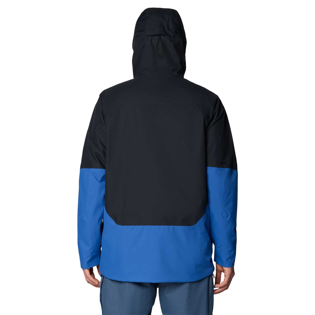 Mountain Hardwear Men's Firefall Insulated Jacket in Berry Blue Black.