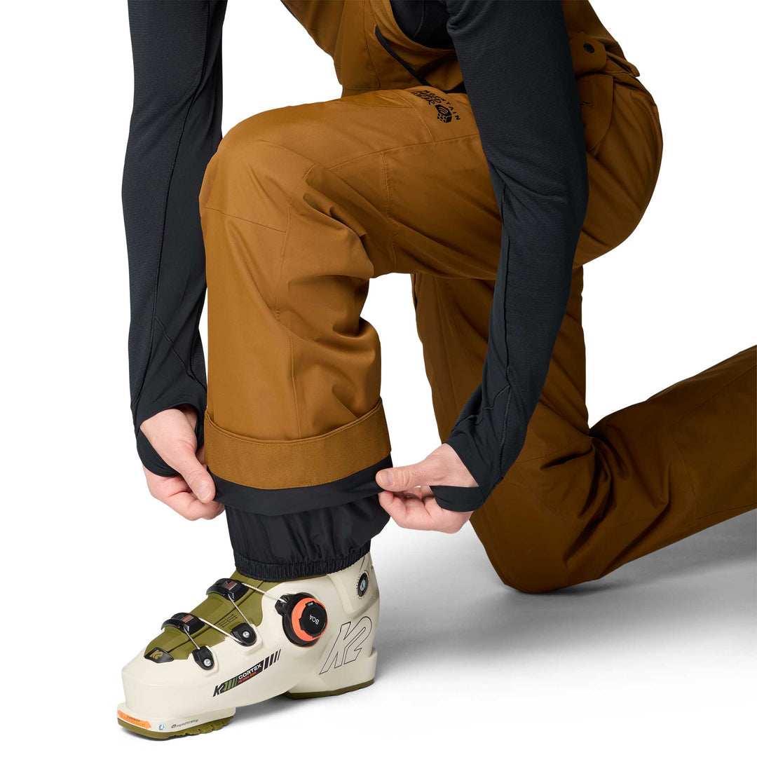 Mountain Hardwear Men's Firefall Bib in Golden Brown. 