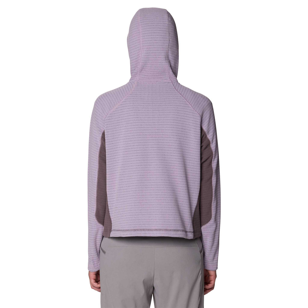 Mountain Hardwear Women's Summit Grid Half Zip Hoody in the color Atmospheric.