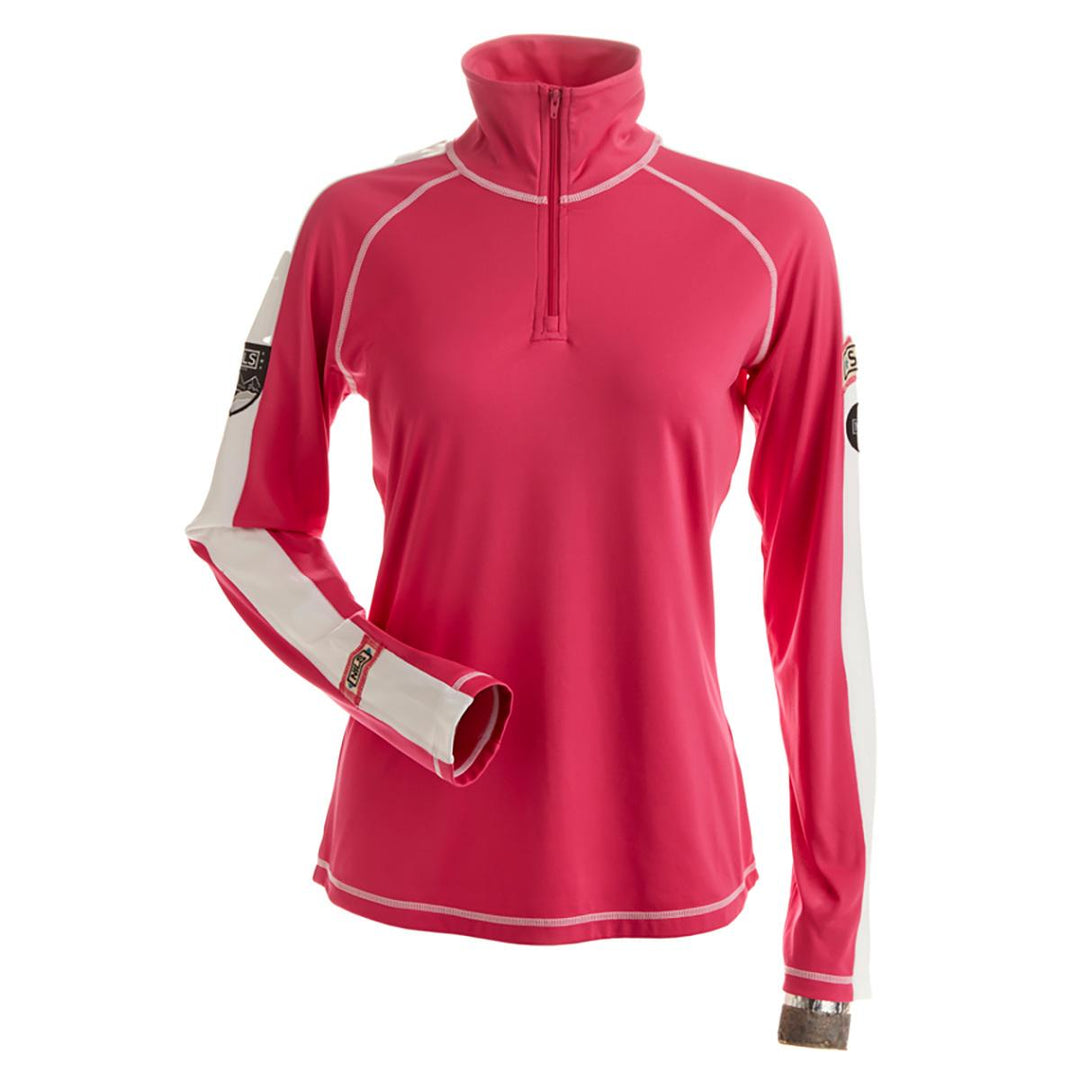 NILS Gwen Top Women's in Hot Pink and White