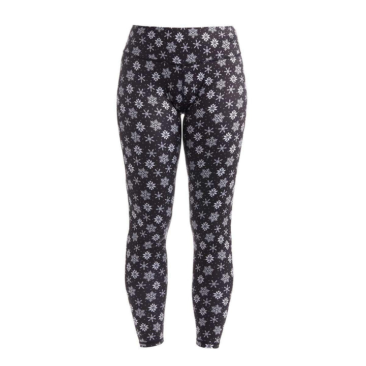 NILS Snowflake Legging Women's in Black Snowflake