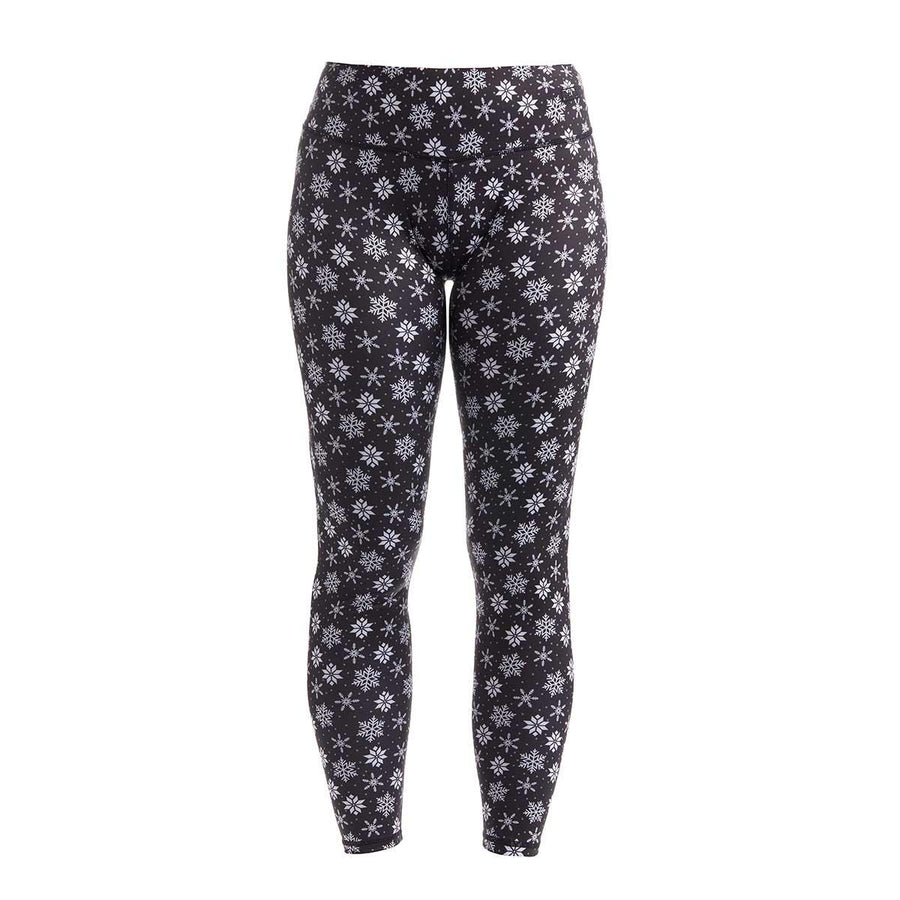 NILS Snowflake Legging Women's in Black Snowflake
