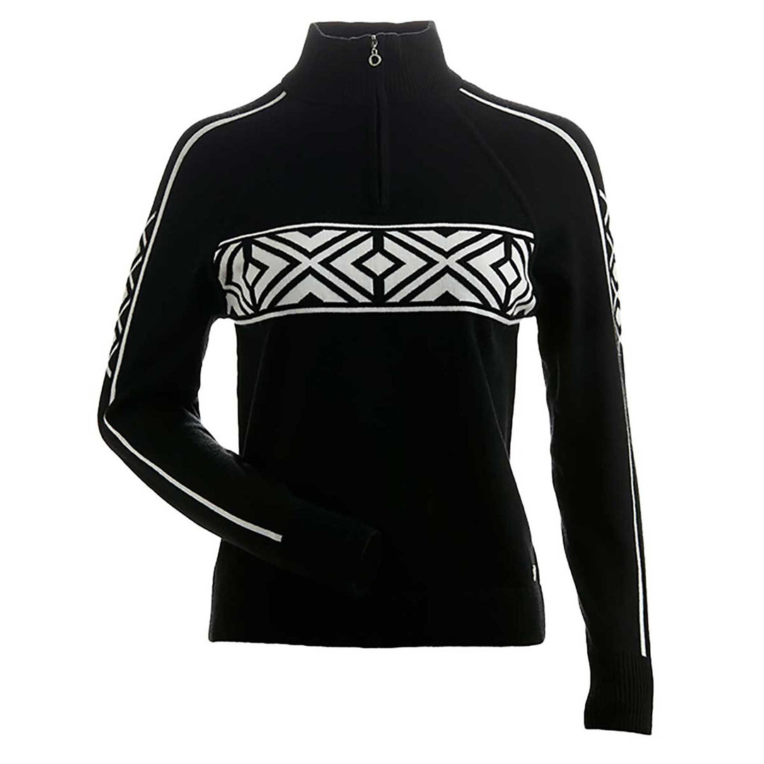 NILS Snowpine Sweater Women's in Black and White