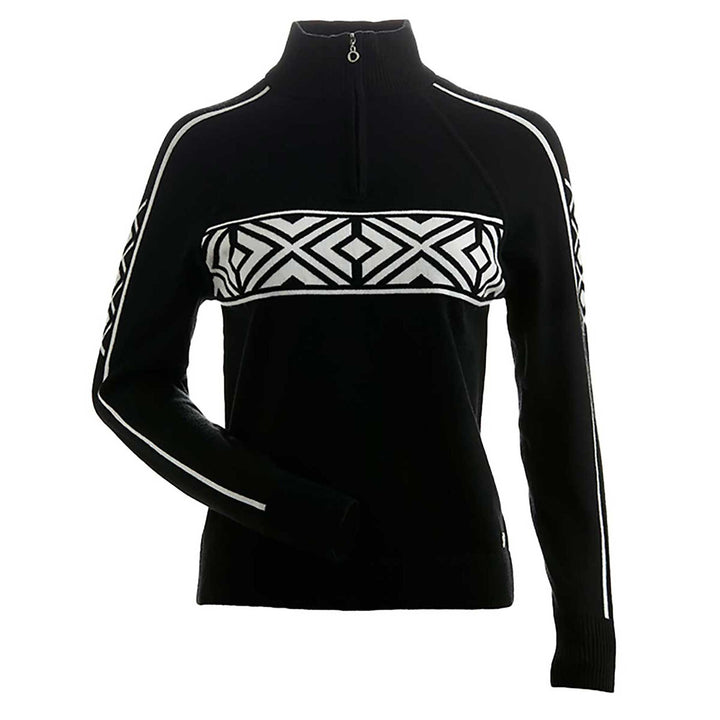 NILS Snowpine Sweater Women's in Black and White