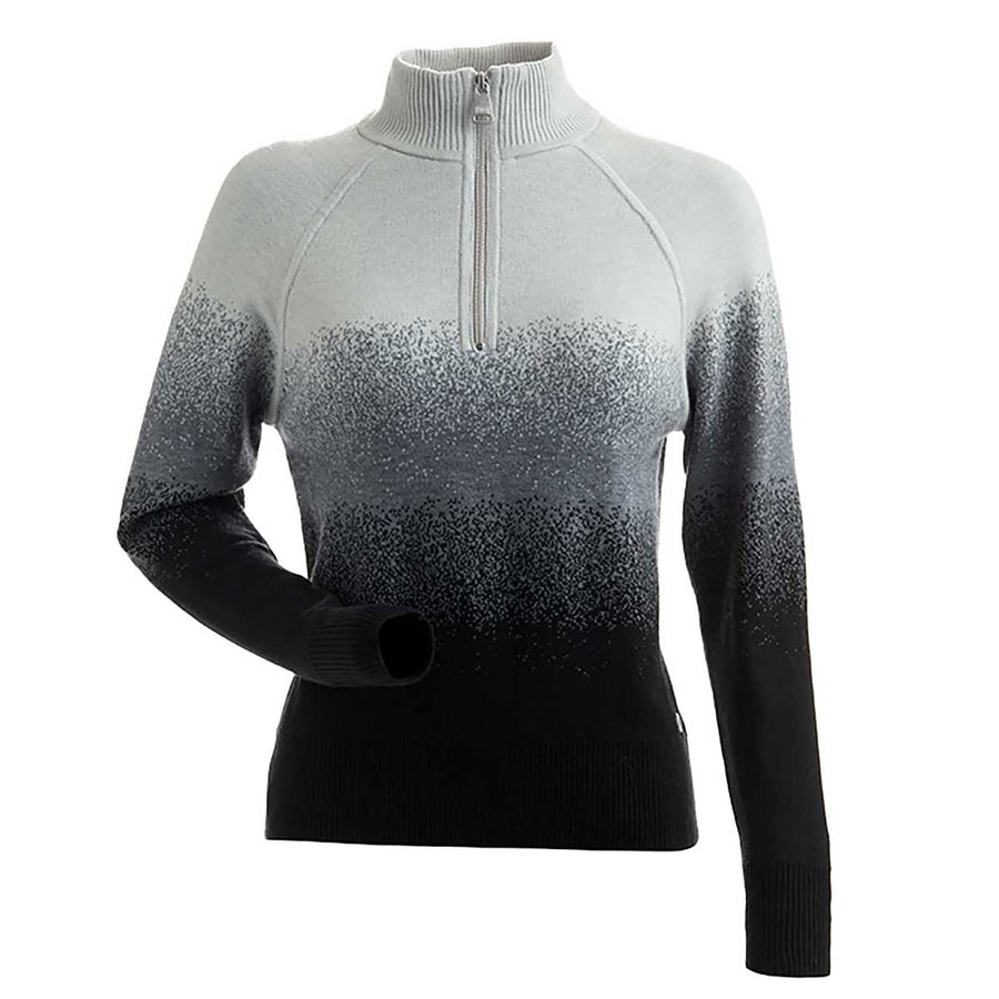 NILS Everest Top Women's in Black Graphite and Silver