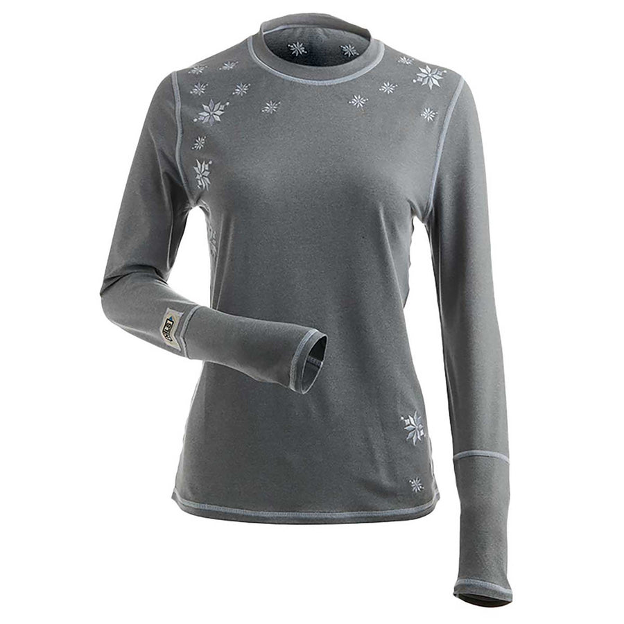 NILS Christy Top Women's in Heather Grey and White