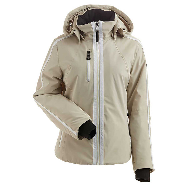 NILS Zermatt Jacket Women's in Fawn and White