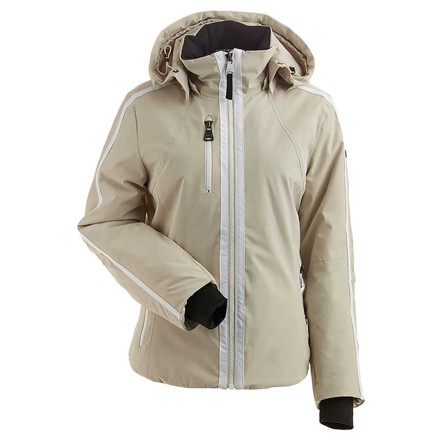 NILS Zermatt Jacket Women's in Fawn and White