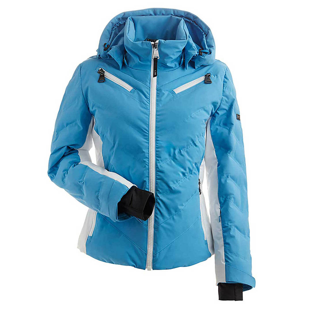 NILS Northstar Jacket Women's in Glacier Blue and White